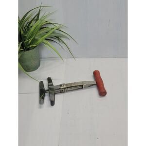 Vintage Chopper, Foley Triple Blade, Red Handle, Kitchen Utensil
